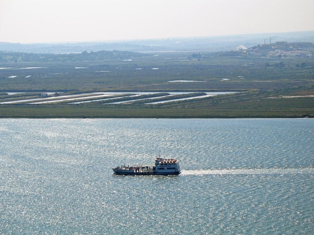 Ferry on the Guadiana near Ayamonte