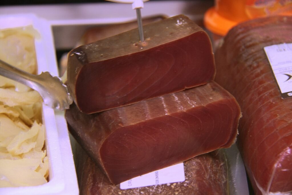 Cured tuna known as mojama