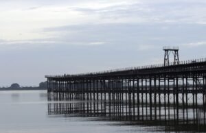 Walk out onto the Río Tinto Company Loading Pier
