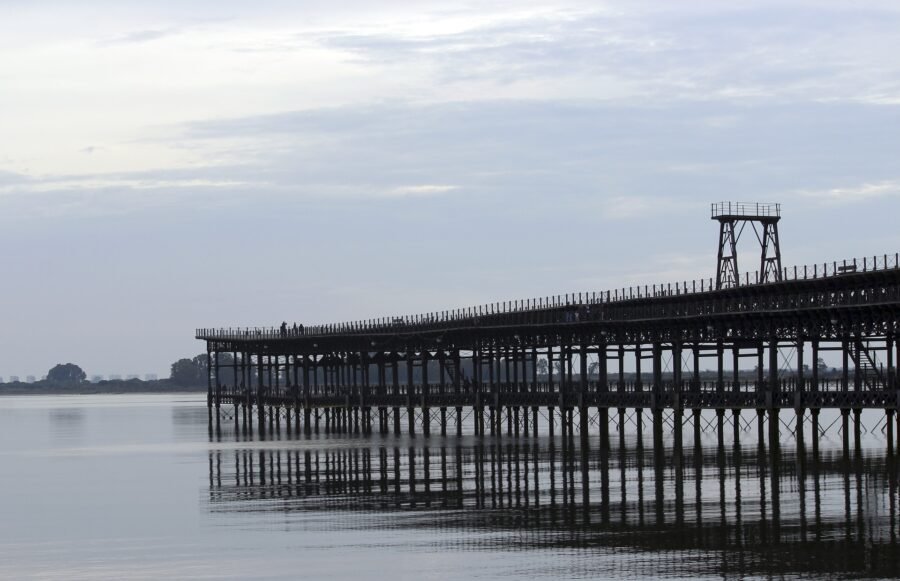 Walk out onto the Río Tinto Company Loading Pier