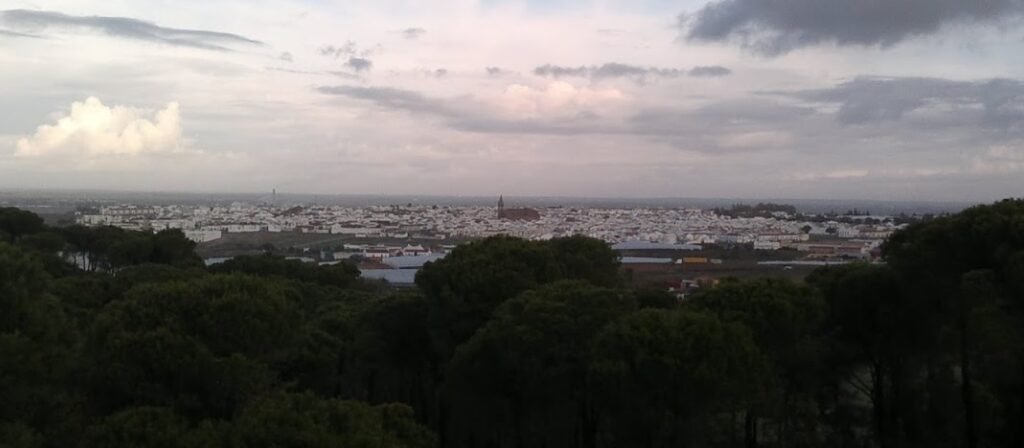 View of Moguer from the Fuentepiña–Nazaret area