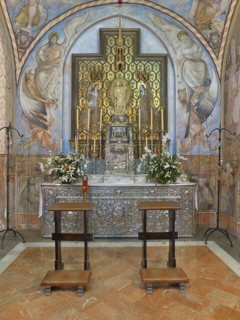 Chapel interior at La Rábida Monastery