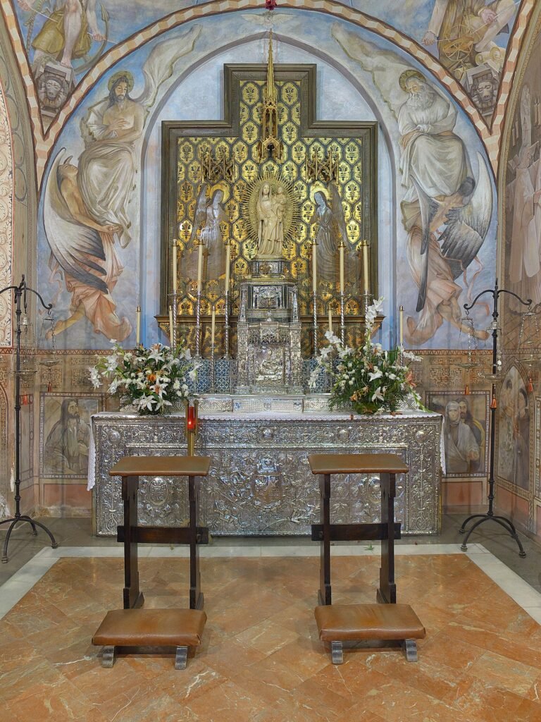 Chapel interior at La Rábida Monastery