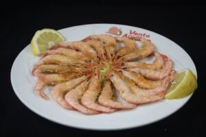 Grilled Huelva prawns at Venta Aurelio, outside Isla Cristina