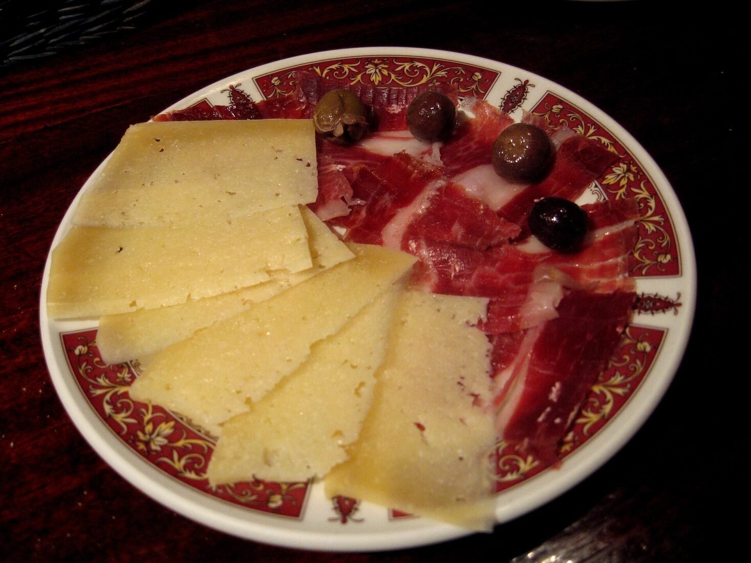 Traditional tapas plate in Seville