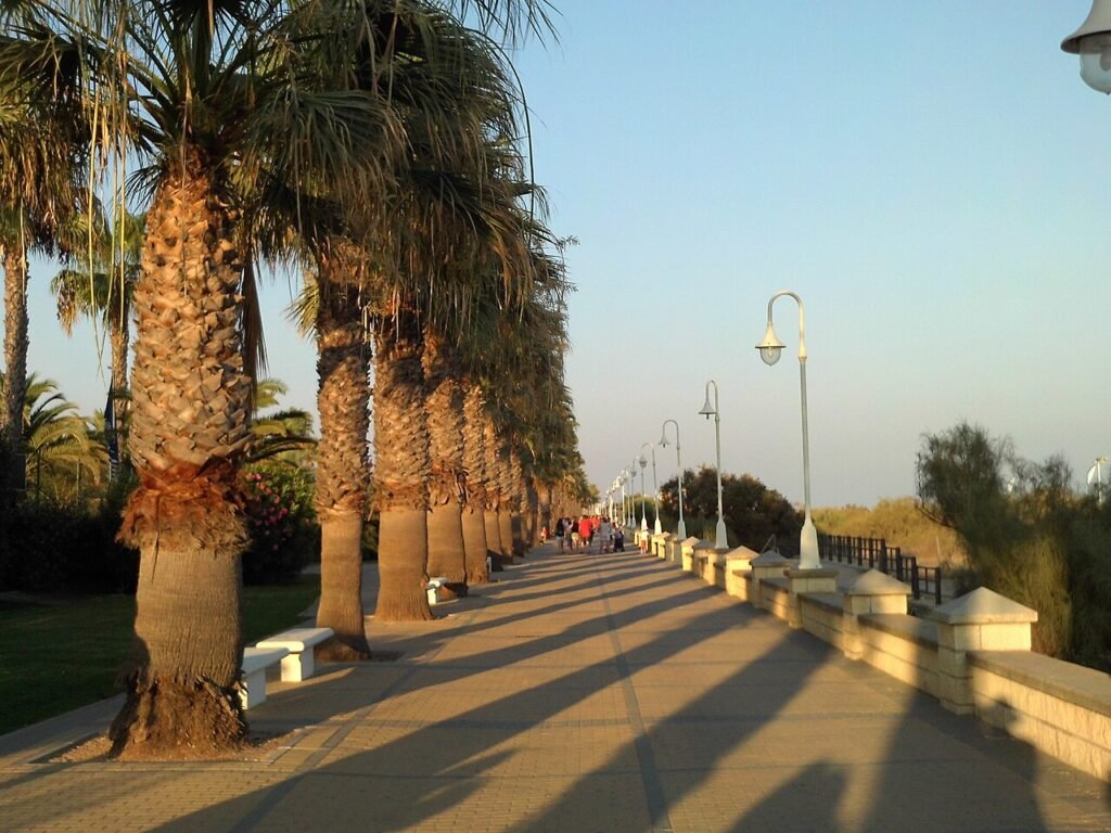 Seafront promenade at Islantilla