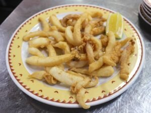 Fried cuttlefish