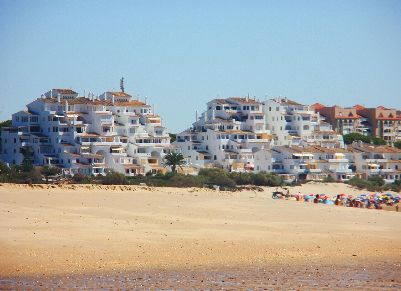 Beachfront buildings at Nuevo Portil
