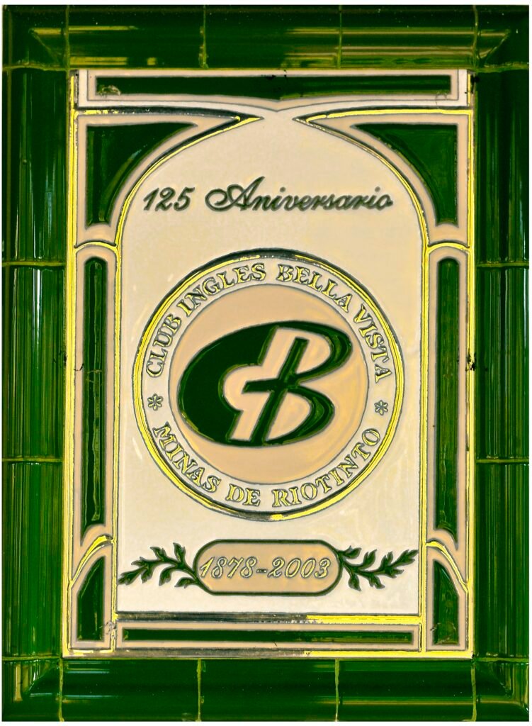 English Club commemorative tile in Bellavista